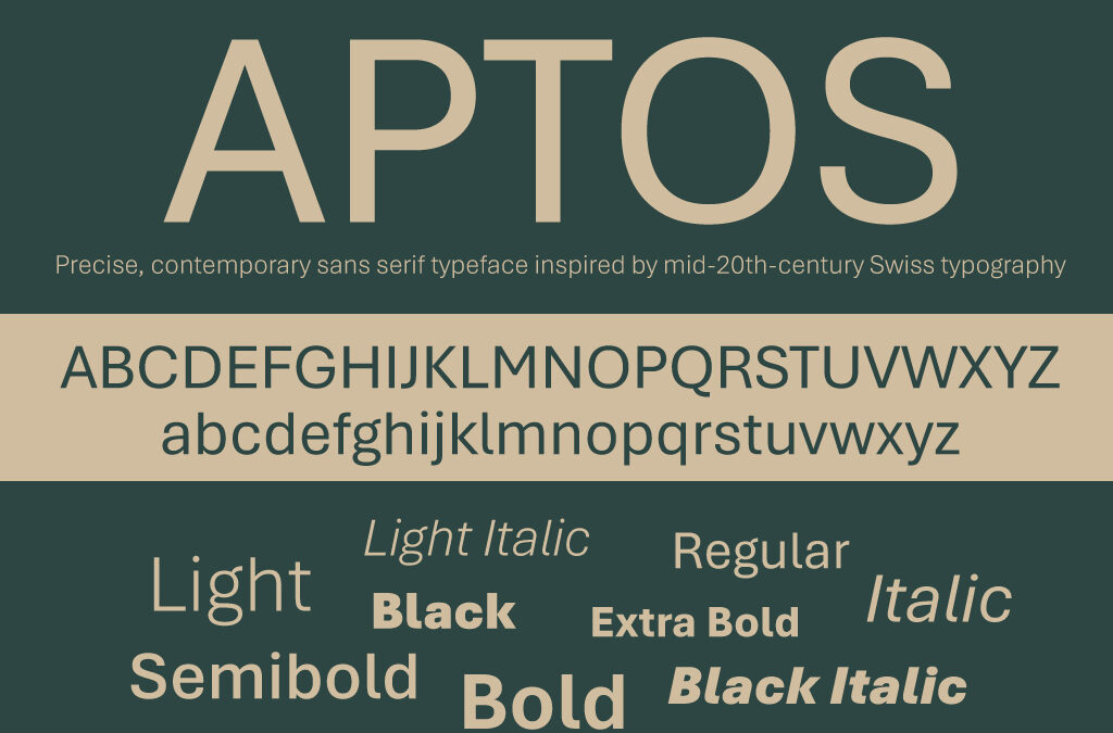 Microsoft’s Innovative Step Forward with the Aptos Font